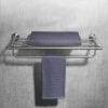 28 1 Mga Towel Rack sa Banyohan nga Gisipilyo nga Nickel Stainless Steel 2