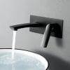 40 7Wall Mounted Lavatory Faucet Black