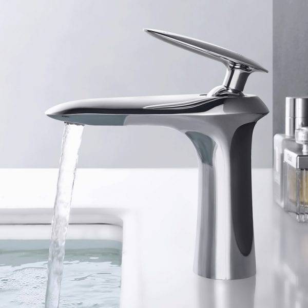 42 Mini Monobloc Basin Mixer Tap Chrome