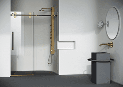 VIGO Becomes the First Brand to Bring Matte Brushed Gold Finished Shower Doors to the US Market VIGO Becomes the First Brand to Bring Matte Brushed Gold Finished Shower Doors to the US Market