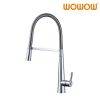 spring type kitchen sink faucet chrom