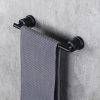 Matte Black Bathroom Towel Bar 9 Inches 3 1