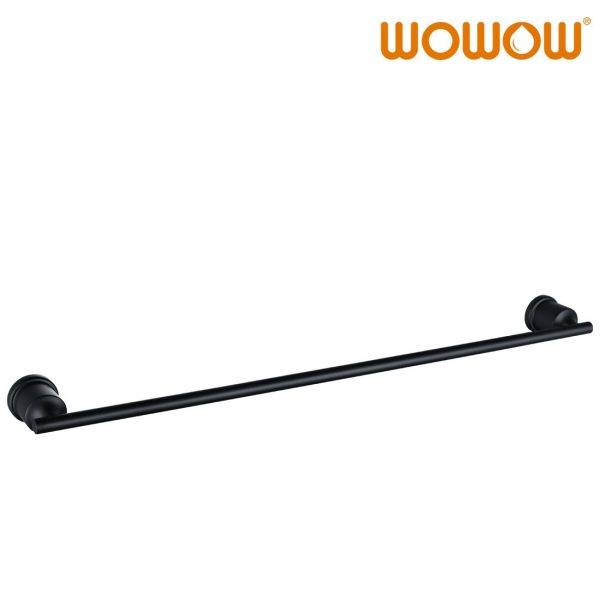 single towel bar 24 inch sus 304 stainless steel wall mount black