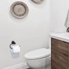 toilet paper holder wall mounted black