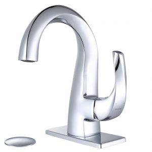 24 2321501C 0 0 WOWOW Chrome High Arc Bathroom Faucet