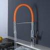 Pull Down Silicone Hose Kitchen Faucet