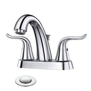 6 2321200C 0 8 WOWOW Bathroom Centerset Faucet Chrome