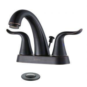8 2321200RB 0 0 WOWOW Bathroom Sink Faucet 4 Inch Center Oil Rubbed Bronze