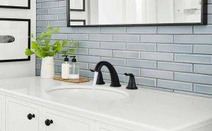 how to clean matte black bathroom fixtures