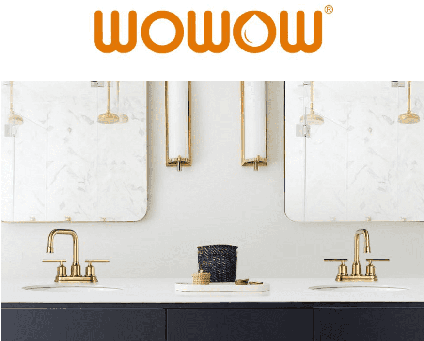 gold centerset bathroom faucet