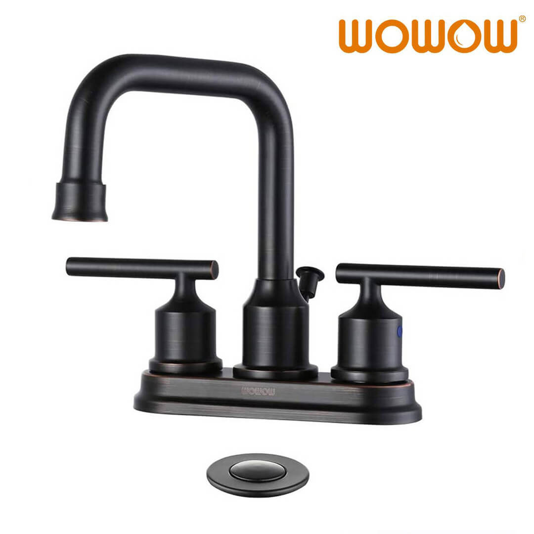 wowow oil rubbed bronze bathroom faucet for bathroom sink faucet 3 hole 1