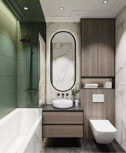 5M² Bathroom, How To Achieve A Bath + Shower? Too Resourceful 5M² Bathroom, How To Achieve A Bath + Shower? Too Resourceful