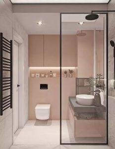 2021 Bathroom Without A Sink, Installed Wall-Mounted Toilet, Practical And Beautiful 2021 Bathroom Without A Sink, Installed Wall-Mounted Toilet, Practical And Beautiful