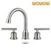 bathroom sink faucet with swivel spout,