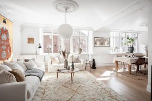 Scandinavian Mixed With Chinese Style, Sweden 87m2 Girlfriends Share Apartment! Scandinavian Mixed With Chinese Style, Sweden 87m2 Girlfriends Share Apartment!