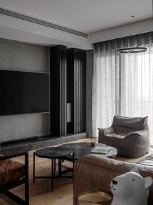 Dark Coffee, 130 Square Meters Of Luxury One Person Residence | Space One Design