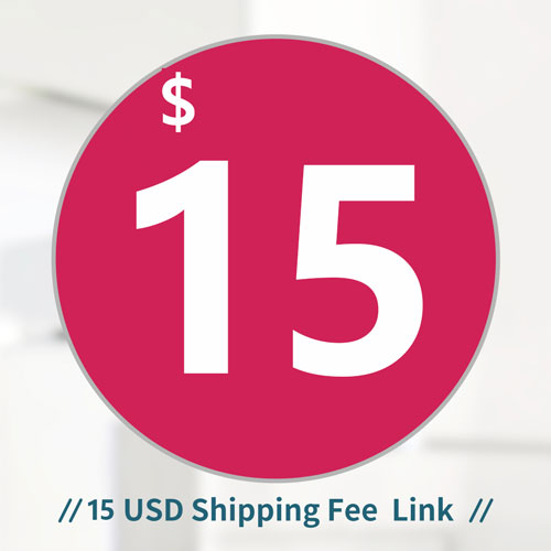 shipping fee 15 usd
