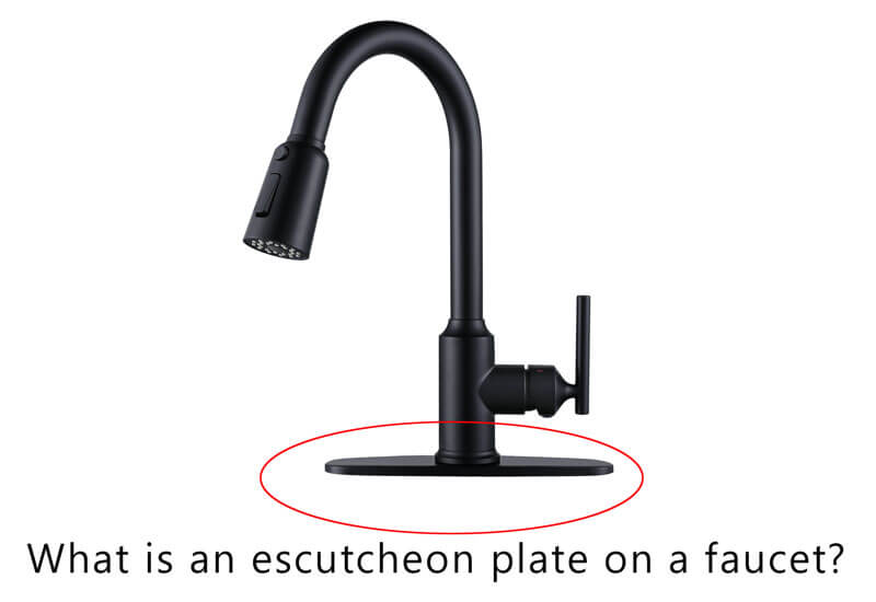 what is an escutcheon plate on a faucet