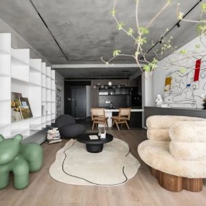 Micro Cement + Rattan, Use Texture To Create Space Atmosphere | HURD DESIGN Micro Cement + Rattan, Use Texture To Create Space Atmosphere | HURD DESIGN