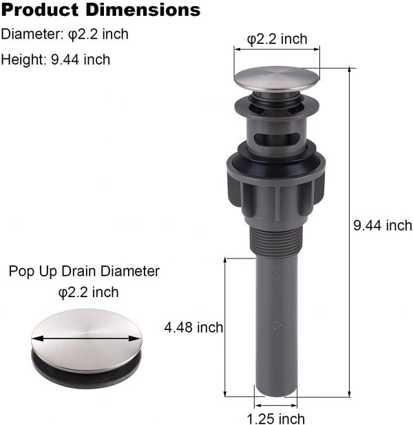 wowow bathroom sink drain 4