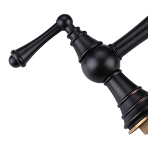 wowow centerset bridge kitchen faucet with side sprayer oil rubbed bronze 13