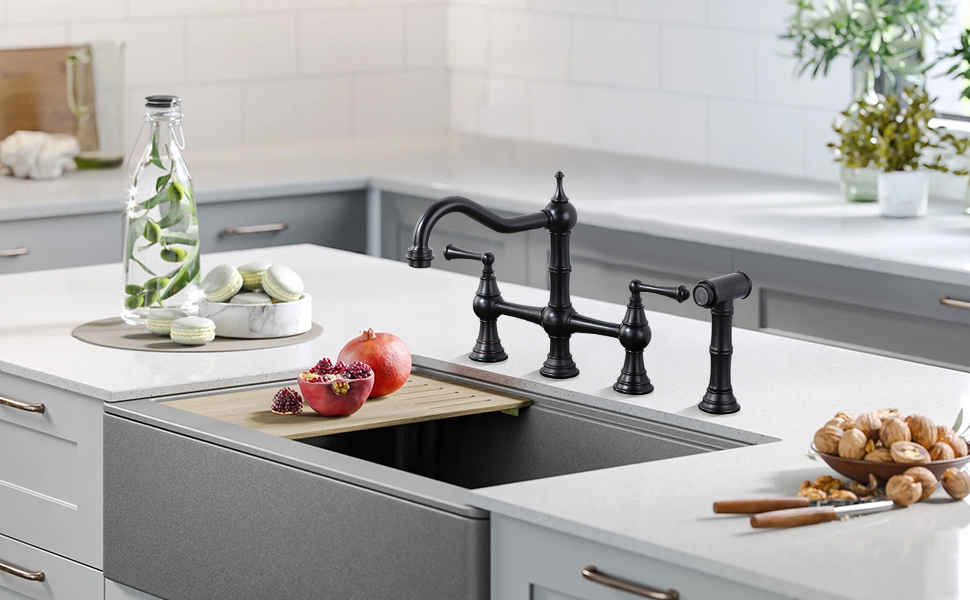 bridge kitchen faucet