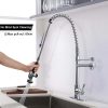 wowow commercial spring pull down kitchen faucet with sprayer