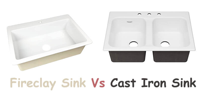 fireclay vs cast iron sink