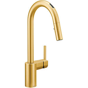 gold kitchen faucet 2