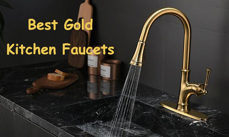 gold kitchen faucet