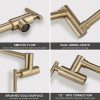 wowow brushed gold pot filler kitchen faucet wall faucet over stove