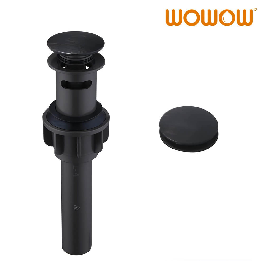 wowow oil rubbed bronze bathroom pop up drain stopper for bathroom sink and rv sink with overflow