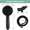 wowow shower head with handheld 5 setting oil rubbed bronze handheld shower heads with hose