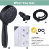 wowow shower head with handheld 5 setting oil rubbed bronze handheld shower heads with hose