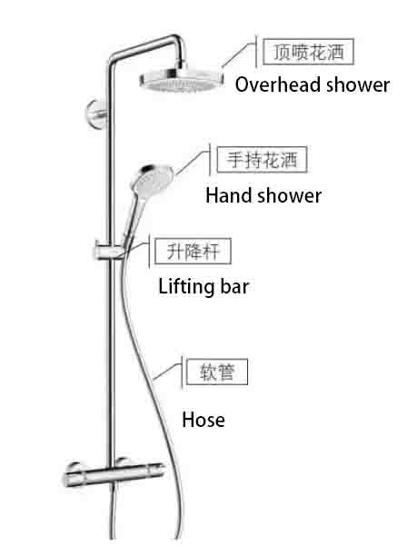 choose a shower