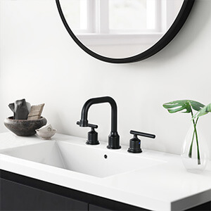 matte black faucet