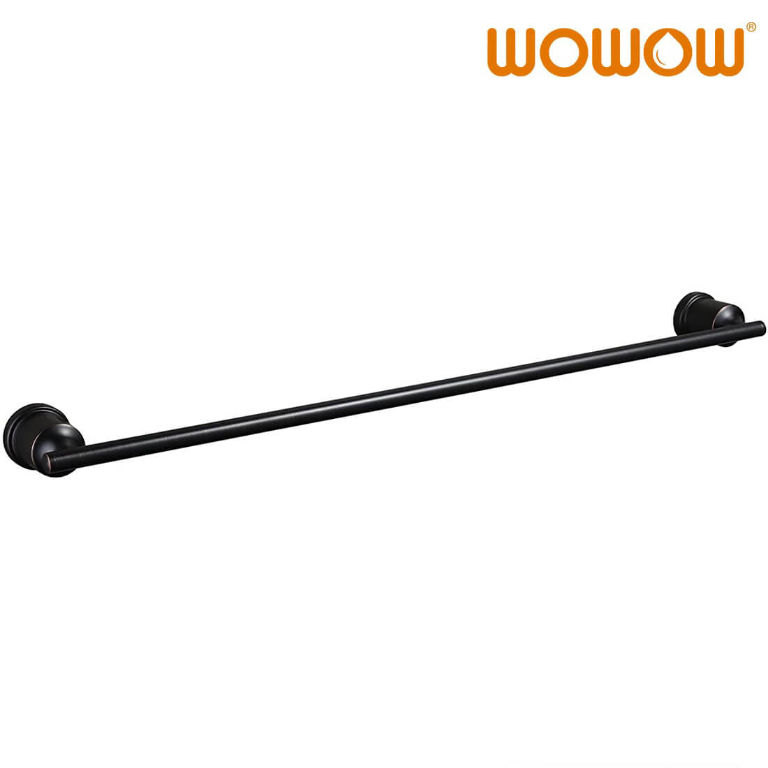 wowow bathroom towel bar 24 inch bath towel holder wall mount oil rubbed bronze