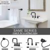 wowow bathroom towel bar 24 inch bath towel holder wall mount oil rubbed bronze