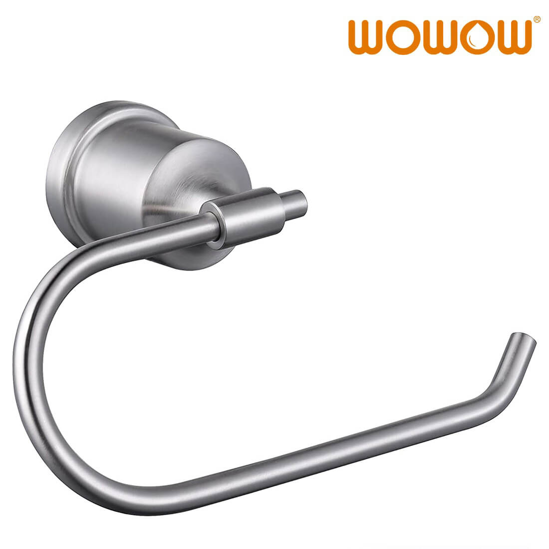 wowow brushed nickel toilet paper roll holder wall mount toilet tissue holder