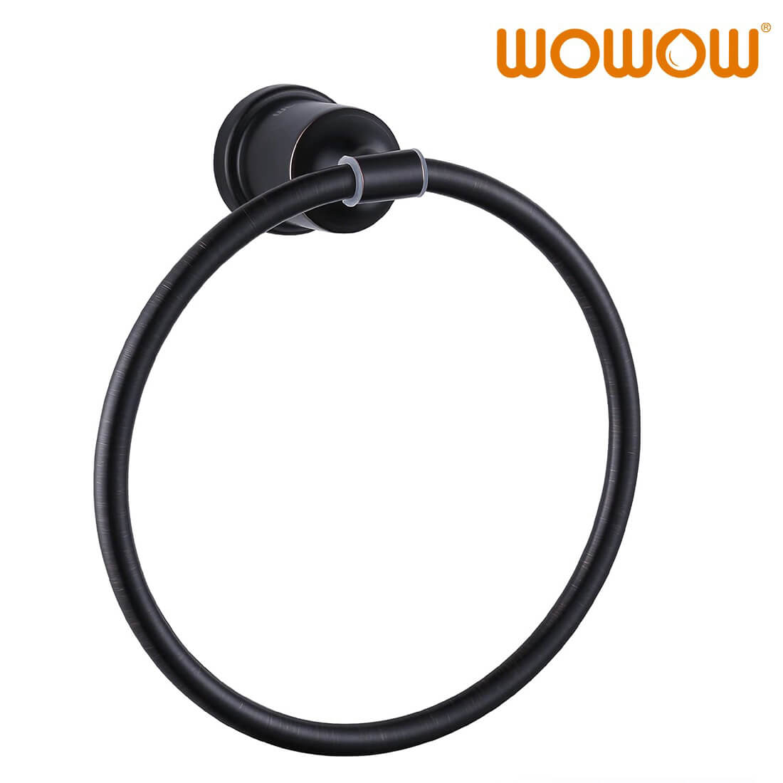 wowow oil rubbed bronze hand towel ring holder for bathroom wall mount