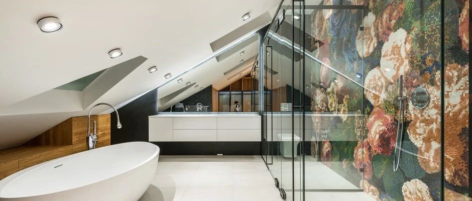 A Well-Designed Floor Drain In The Bathroom Drains Efficiently And Looks Good Too!