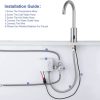 brushed nickel touchless bathroom faucet