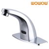 chrome touchless bathroom faucet