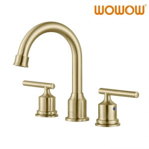 wowow 3 hole widespread vanity faucet
