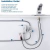 wowow chrome touchless bathroom faucet