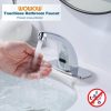 wowow chrome touchless bathroom faucet