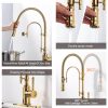 wowow gold solid brass pre rinse faucet