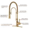 wowow gold solid brass pre rinse faucet