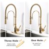 wowow gold solid brass pre rinse faucet