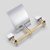 wowow 2 handle 3 hole wall mount chrome waterfall tub filler